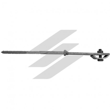 Тримач дроту фасадний, M8x100/100мм, HDG, KovoFlex